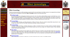Desktop Screenshot of blairgenealogy.com